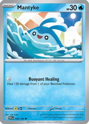 Mantyke 039/182 - SV04 Paradox Rift Reverse Holofoil