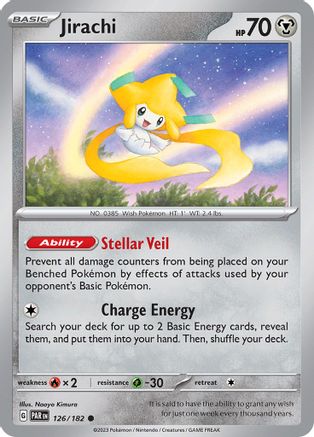 Jirachi 126/182 - SV04 Paradox Rift Reverse Holofoil