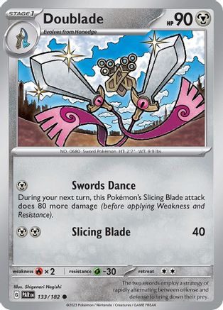Doublade 133/182 - SV04 Paradox Rift Reverse Holofoil