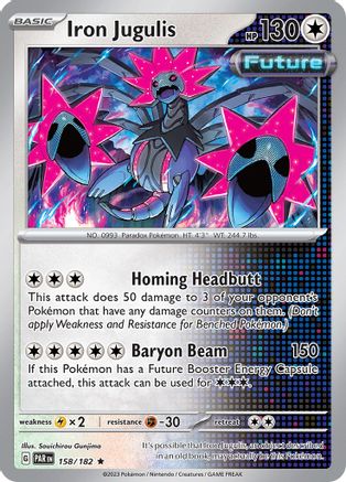 Iron Jugulis 158/182 - SV04 Paradox Rift Reverse Holofoil