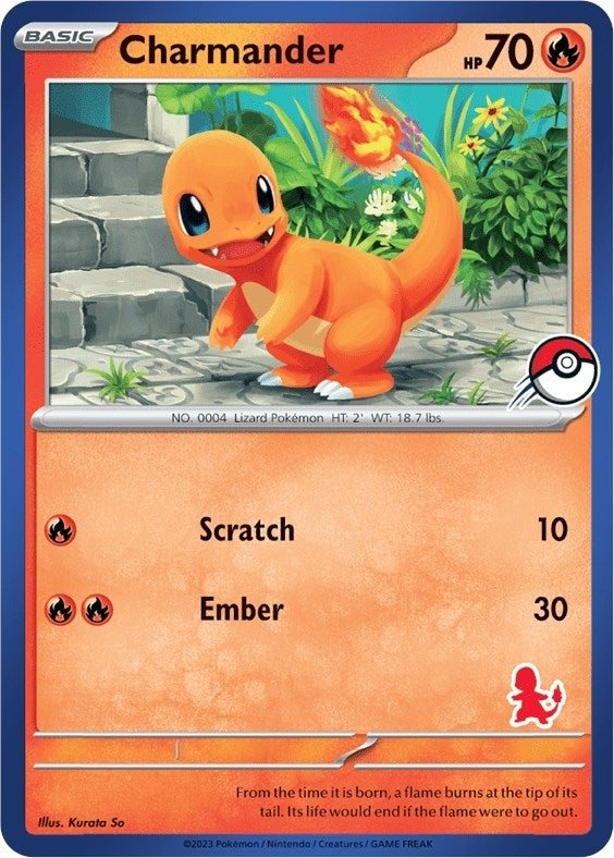 Charmander (Blue Border) (My First Battle)