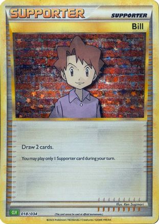 Bill (CLV) 018/034 - Trading Card Game Classic Holofoil