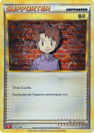 Bill (CLC) 018/034 - Trading Card Game Classic Holofoil