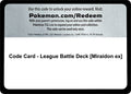 Code Card - League Battle Deck [Miraidon ex] (Miscellaneous Cards & Products) (MCAP)