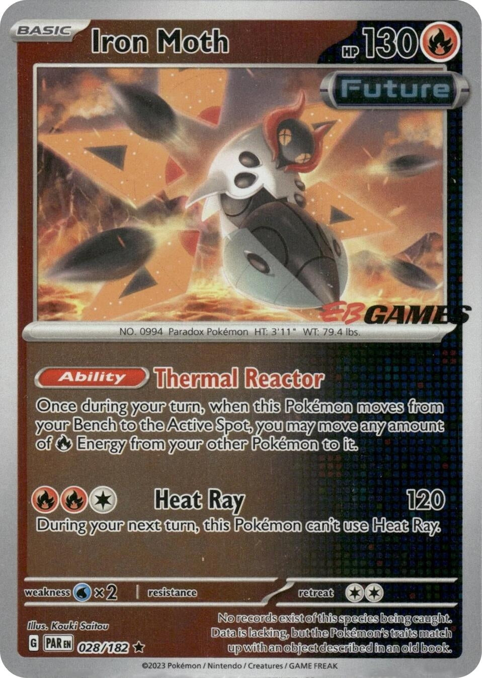 Iron Moth - 028/182 (EB Games Promo) (028/182) (Miscellaneous Cards & Products) (MCAP)