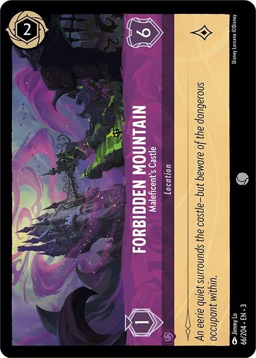 Forbidden Mountain - Maleficent's Castle (66/204) - Into the Inklands Cold Foil