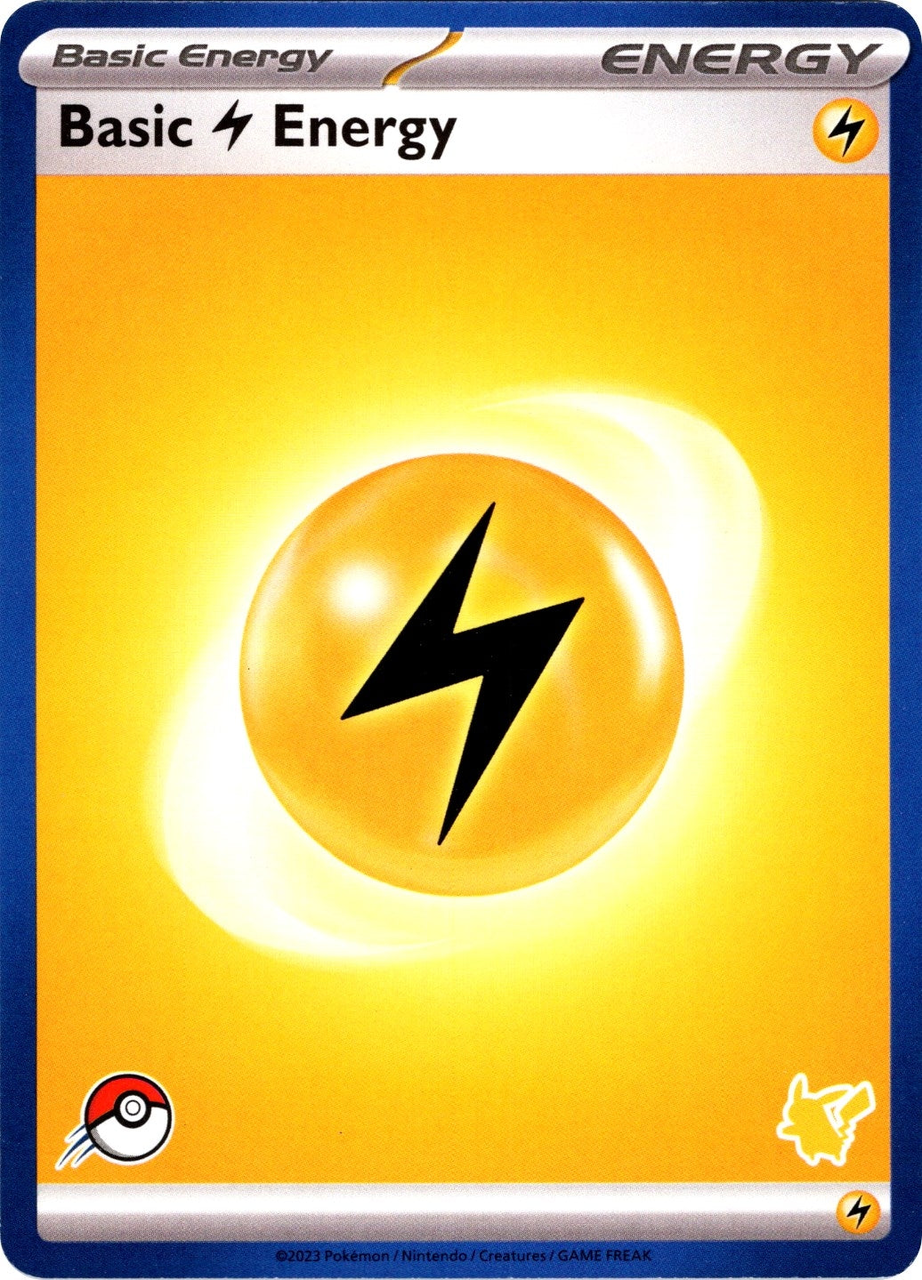 Basic Lightning Energy (Blue Border) (My First Battle)
