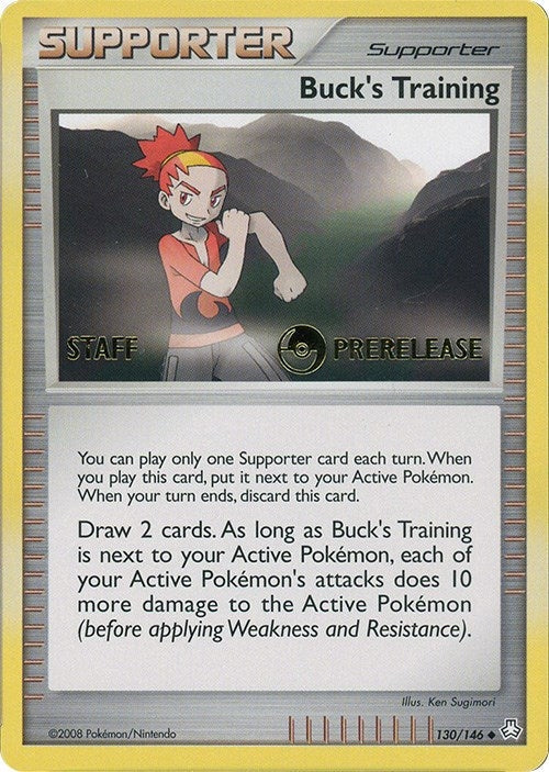 Buck's Training - 130/146 (Prerelease) [Staff] (130) (Miscellaneous Cards & Products) (MCAP)