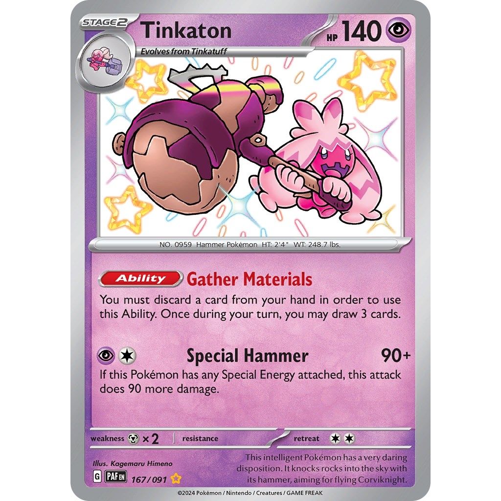 Tinkaton (167/091) (SV: Paldean Fates)