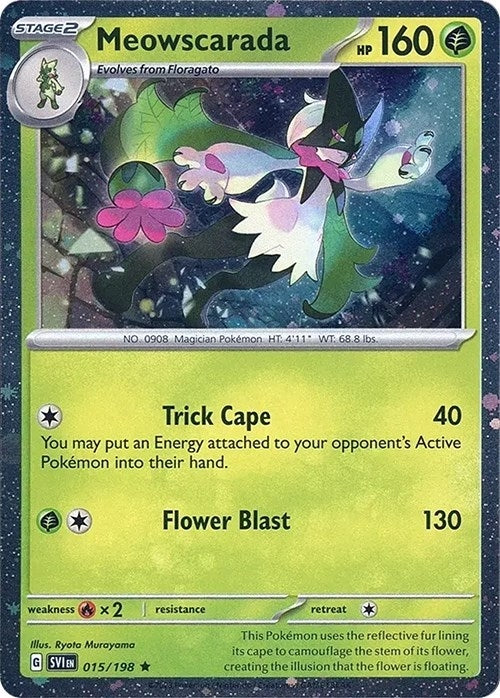 Meowscarada - 015/198 (Cosmos Holo) (015/198) (Miscellaneous Cards & Products) (MCAP)