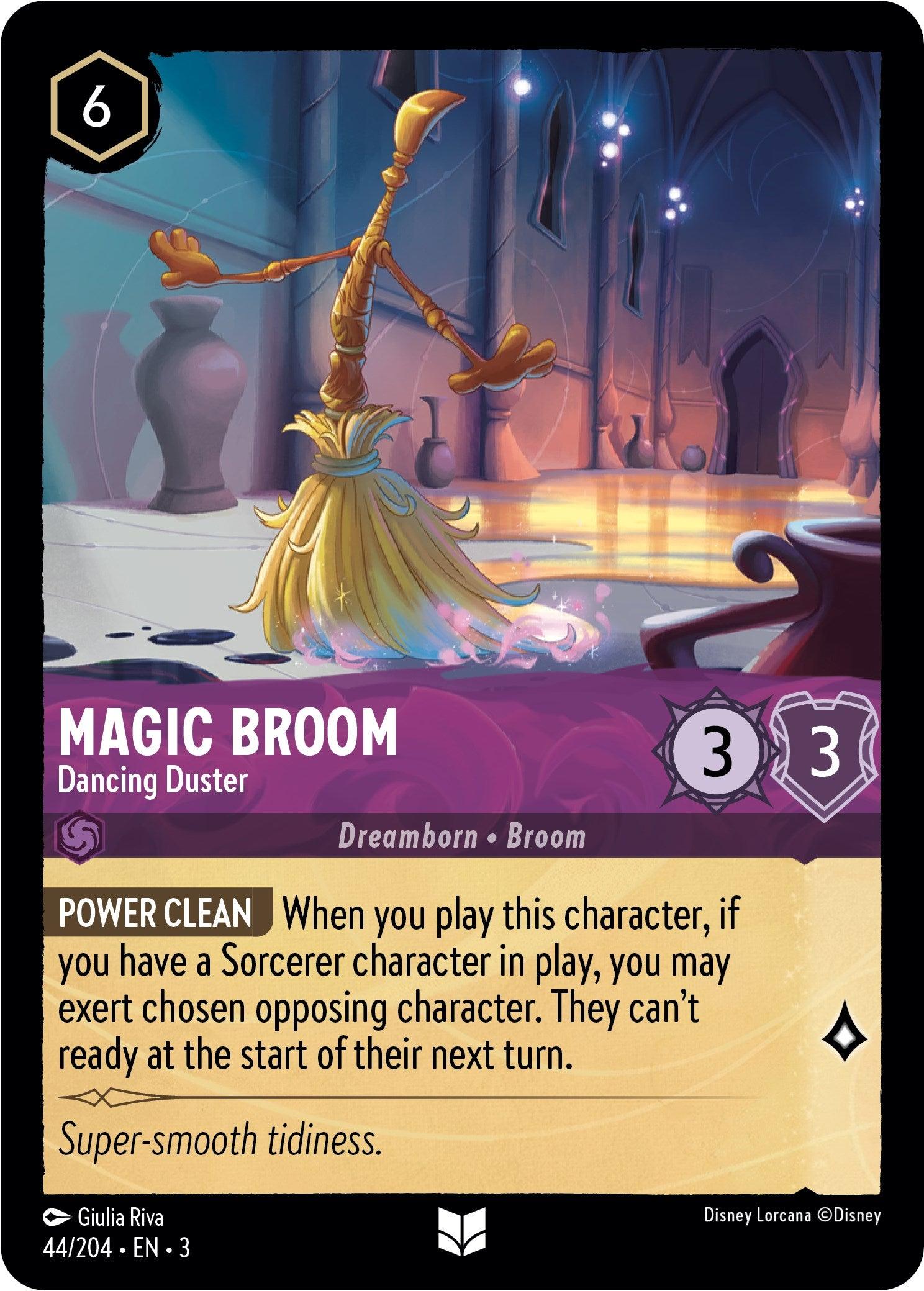 Magic Broom - Dancing Duster (44/204) - Into the Inklands Cold Foil