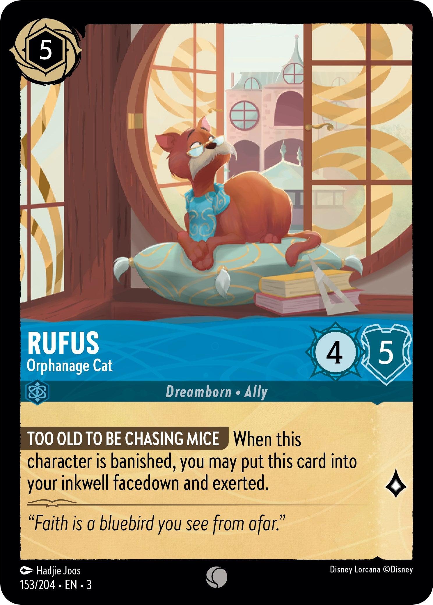 Rufus - Orphanage Cat (153/204) - Into the Inklands Cold Foil