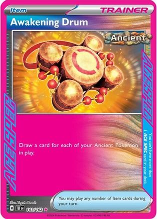 Awakening Drum 141/162 - SV05 Temporal Forces Holofoil