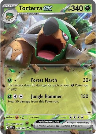 Torterra ex 012/162 - SV05 Temporal Forces Holofoil