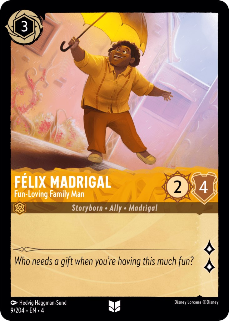 Felix Madrigal - Fun-Loving Family Man (9/204) - Ursulas Return Cold Foil