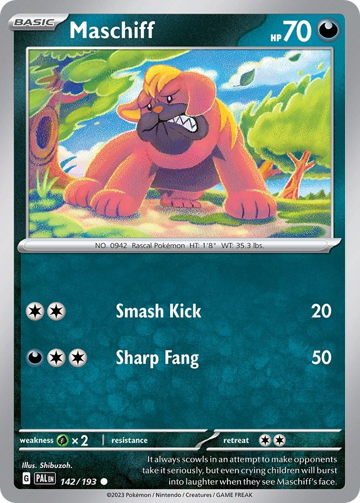 Maschiff - 142/193 (Cosmos Holo) (142/193) (Miscellaneous Cards & Products) (MCAP)