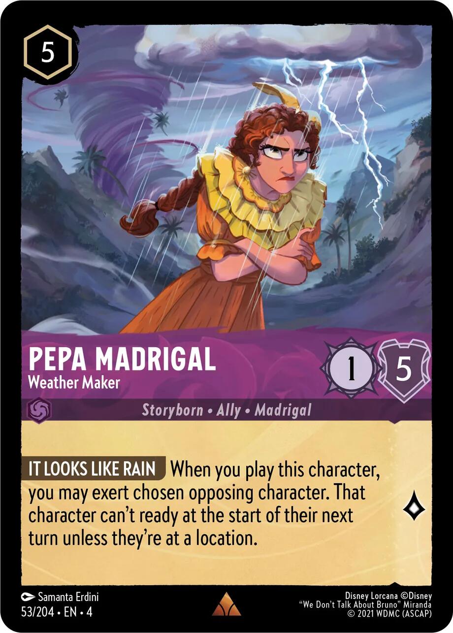 Pepa Madrigal - Weather Maker (53/204) - Ursulas Return Cold Foil