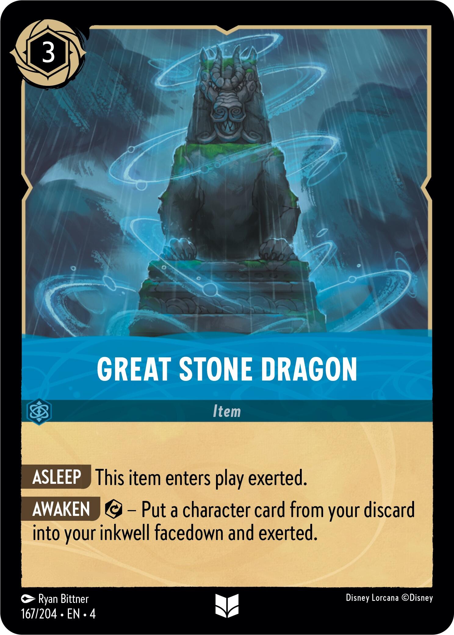 Great Stone Dragon (167/204) - Ursulas Return