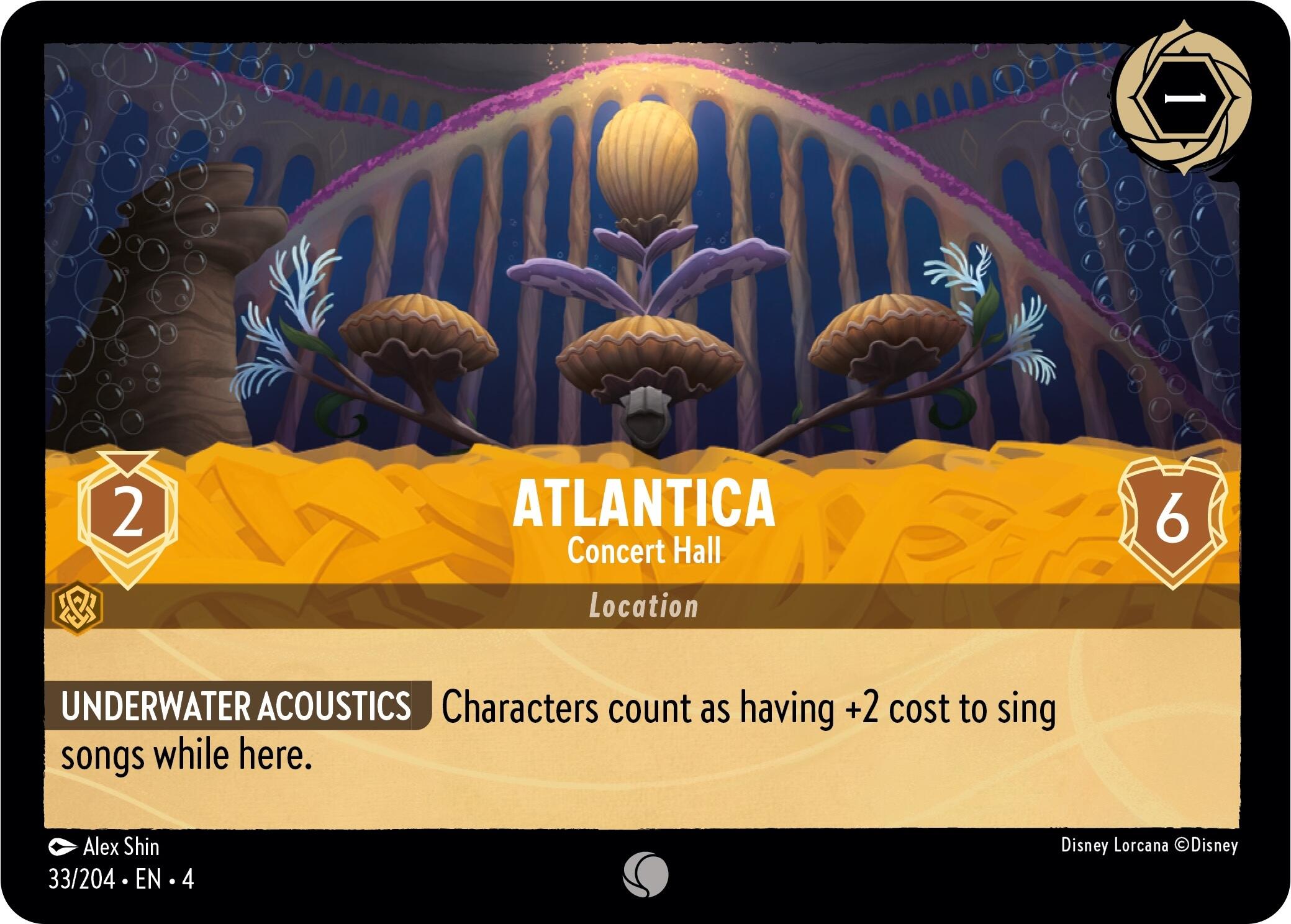 Atlantica - Concert Hall (33/204) - Ursulas Return Cold Foil