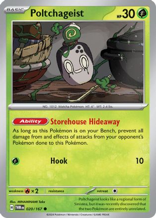 Poltchageist 020/167 - SV06 Twilight Masquerade Reverse Holofoil