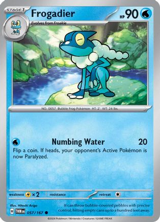 Frogadier 057/167 - SV06 Twilight Masquerade Reverse Holofoil