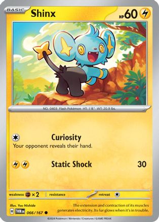 Shinx 066/167 - SV06 Twilight Masquerade Reverse Holofoil
