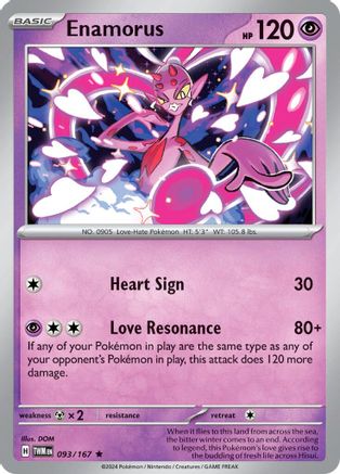 Enamorus 093/167 - SV06 Twilight Masquerade Holofoil