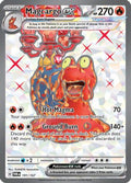 Magcargo ex 191/167 - SV06 Twilight Masquerade Holofoil