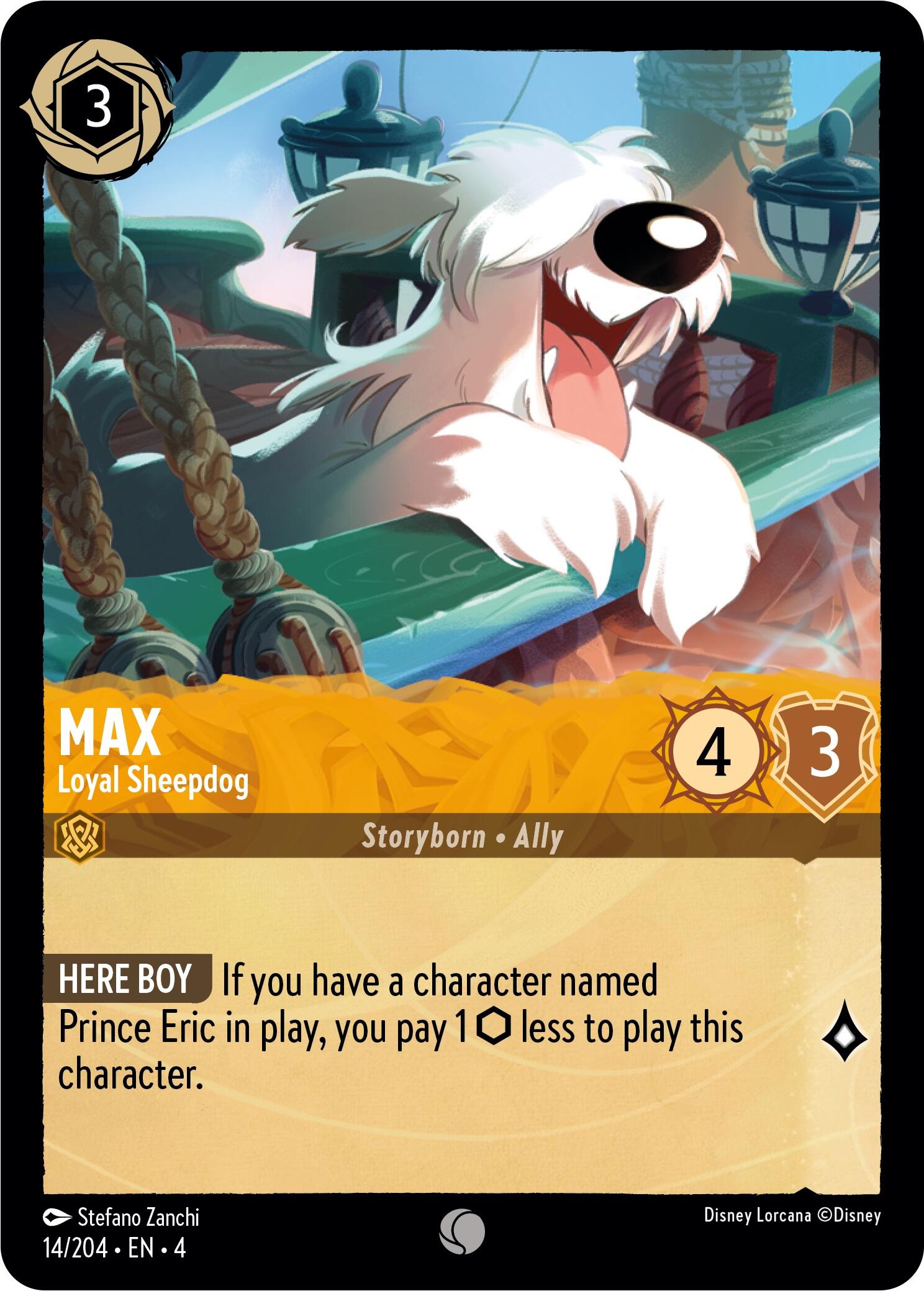 Max - Loyal Sheepdog (14/204) - Ursulas Return Cold Foil