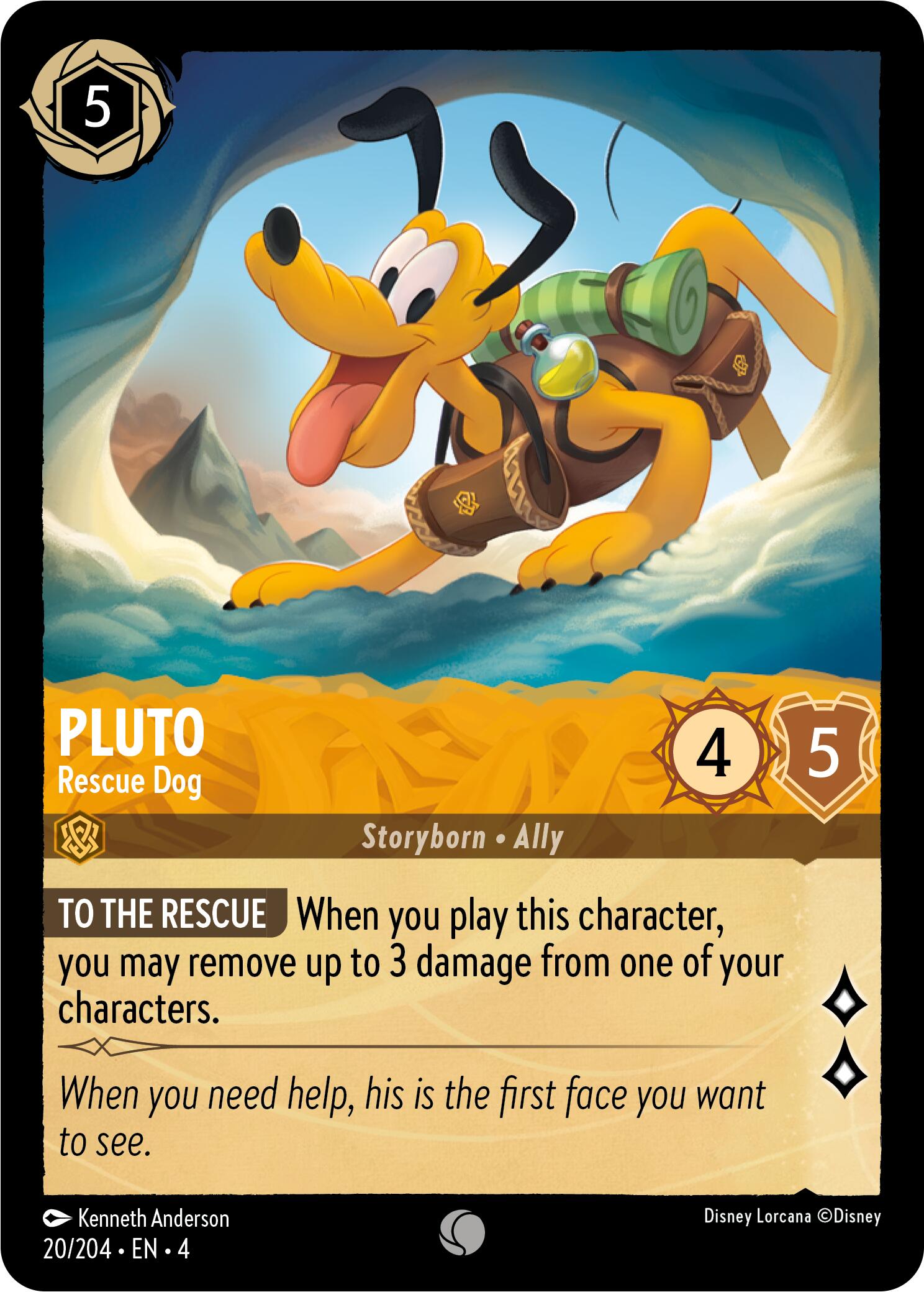 Pluto - Rescue Dog (20/204) - Ursulas Return Cold Foil