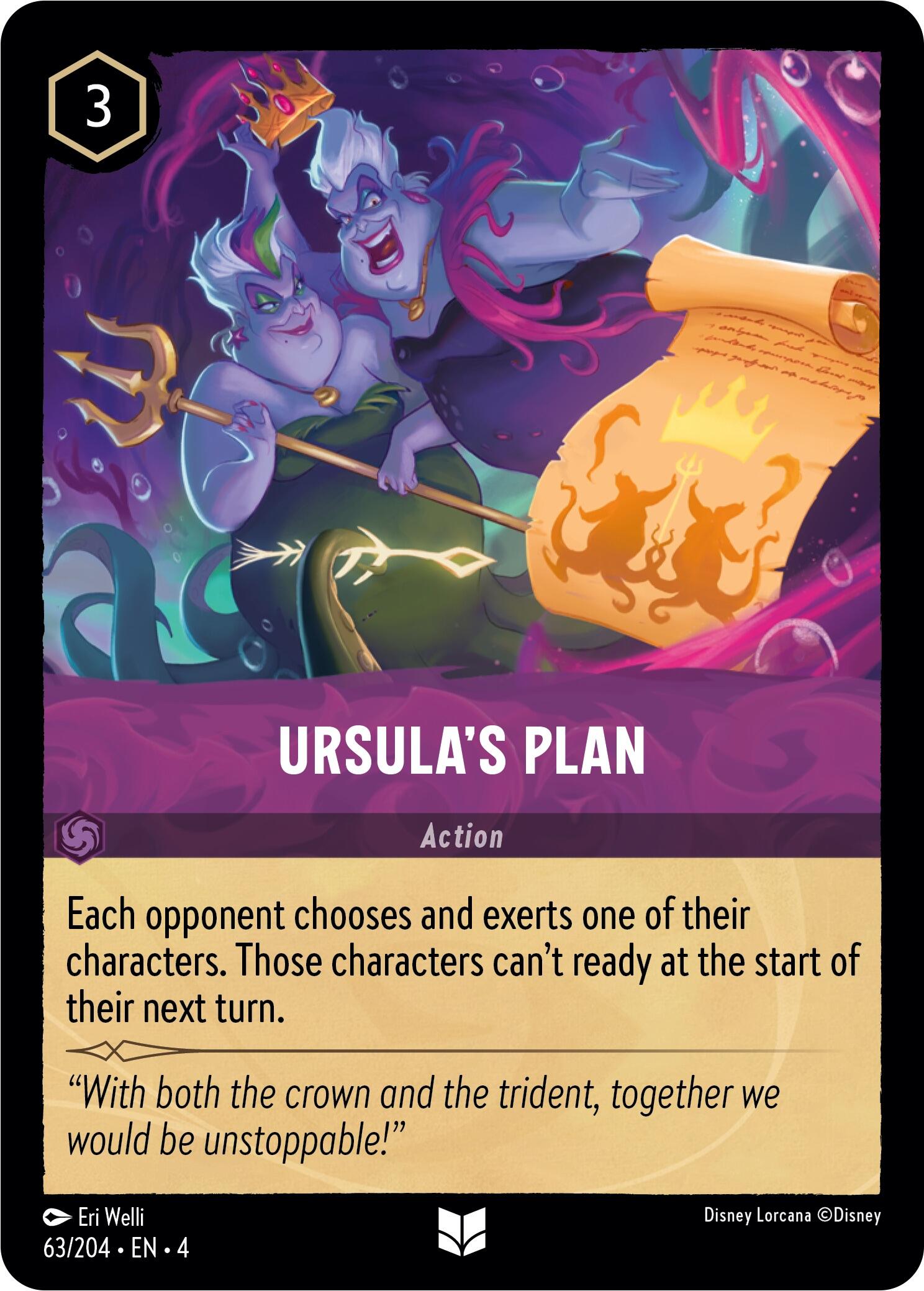 Ursula's Plan (63/204) - Ursulas Return Cold Foil