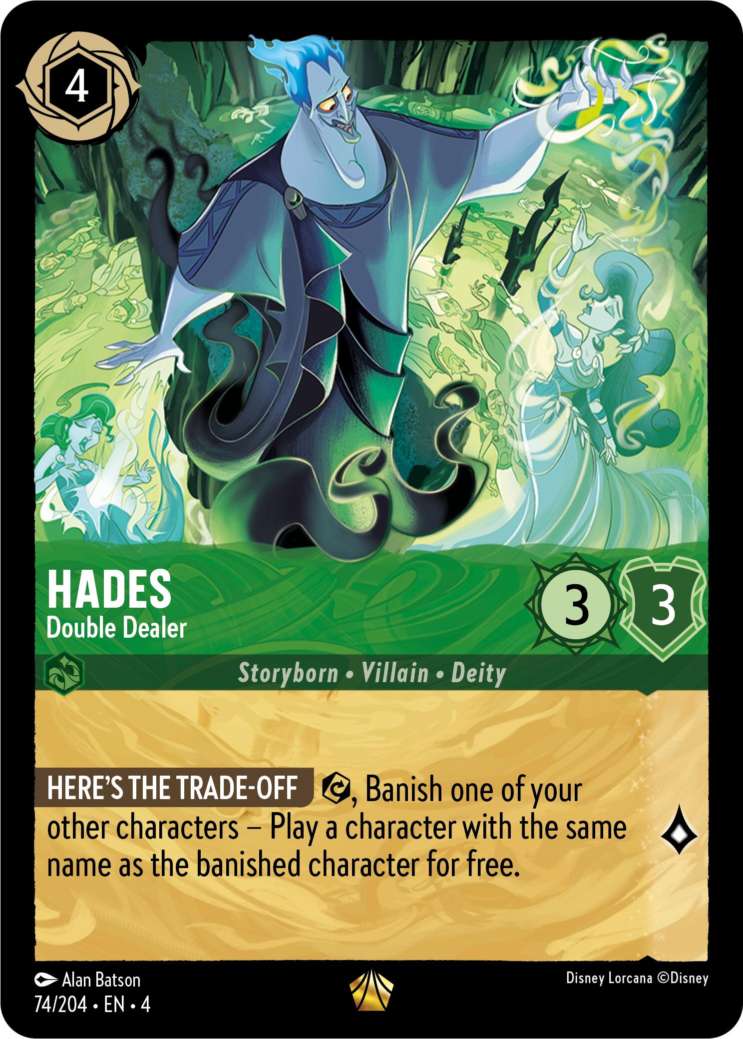 Hades - Double Dealer (74/204) - Ursulas Return Cold Foil