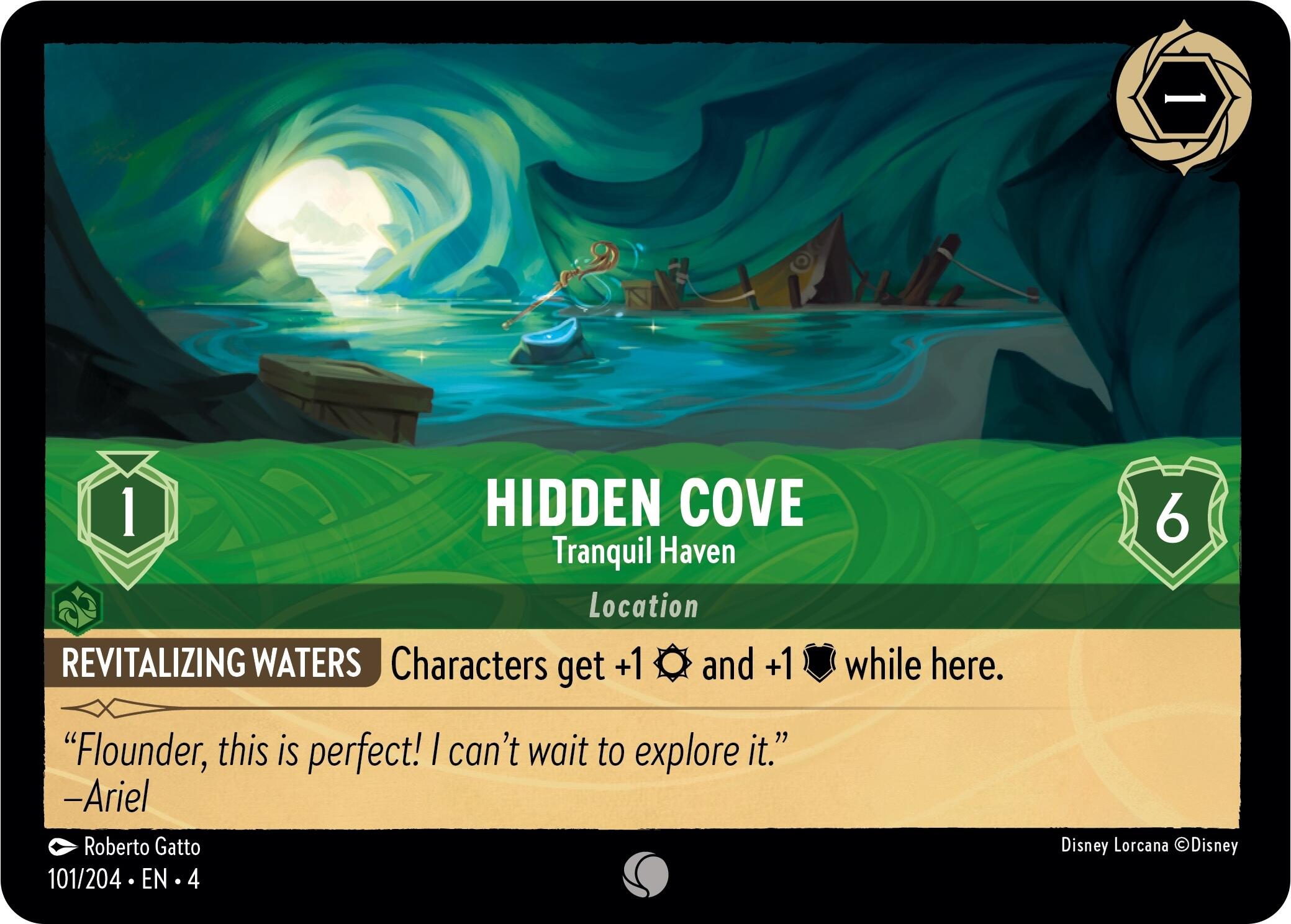Hidden Cove - Tranquil Haven (101/204) - Ursulas Return Cold Foil