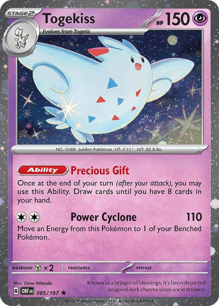 Togekiss - 085/197 (Cosmos Holo) (085/197) (Blister Exclusives) (BLE)