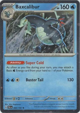 Baxcalibur (Cosmos Holo) 060/193 - Blister Exclusives Holofoil