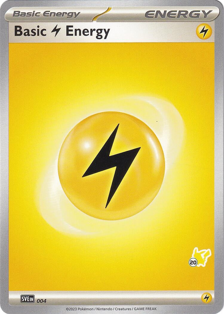 Basic Lightning Energy - Pikachu 20 (004) (Battle Academy 2024) (BA24)