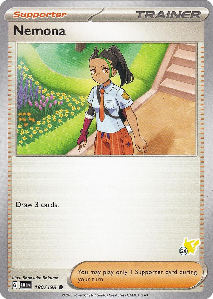 Nemona - Pikachu 54 (180/198) (Battle Academy 2024) (BA24)