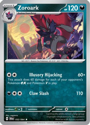 Zoroark 032/064 - SV Shrouded Fable Reverse Holofoil
