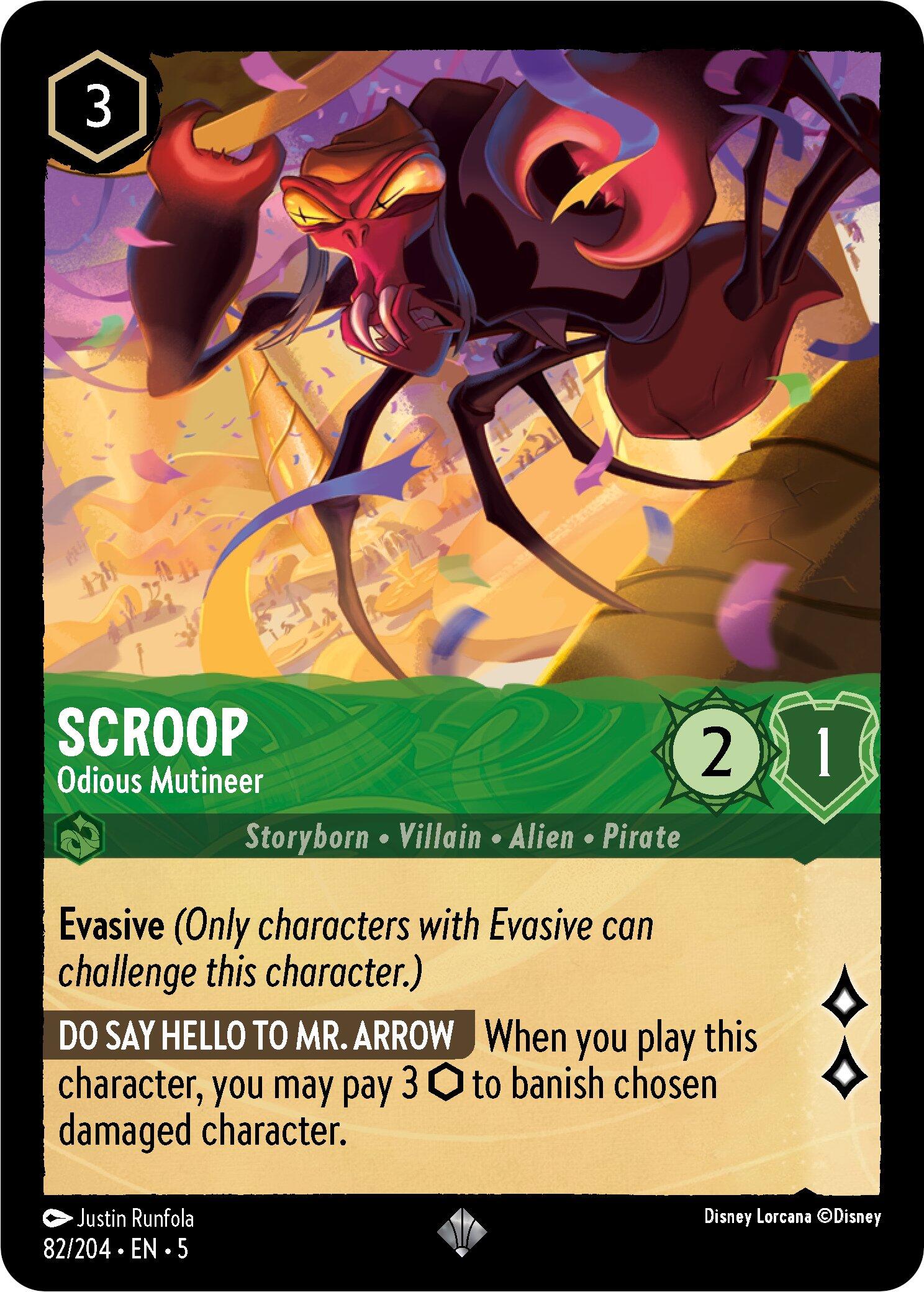 Scroop - Odious Mutineer (82/204) - Shimmering Skies Cold Foil