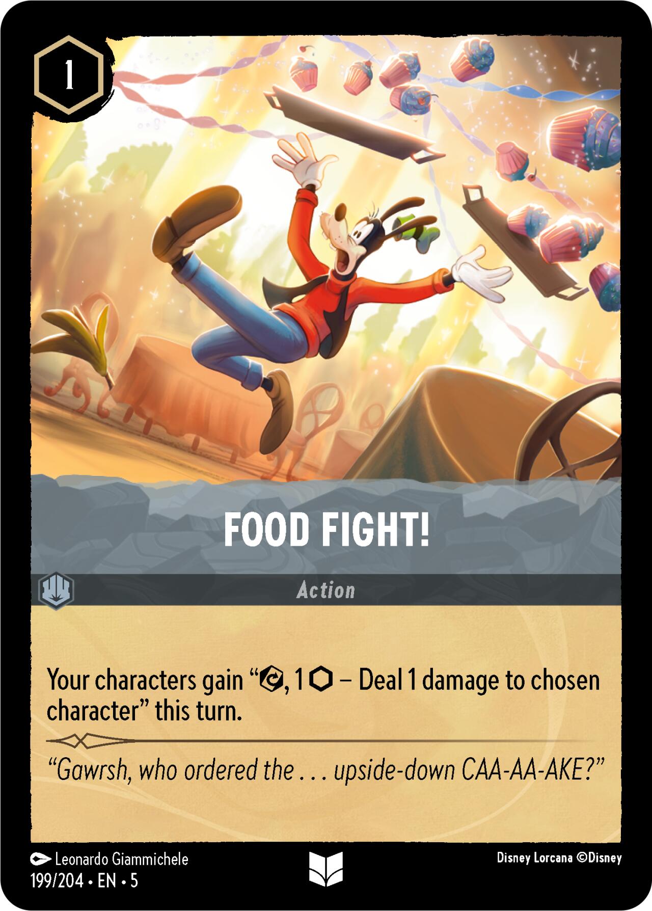 Food Fight! (199/204) - Shimmering Skies Cold Foil
