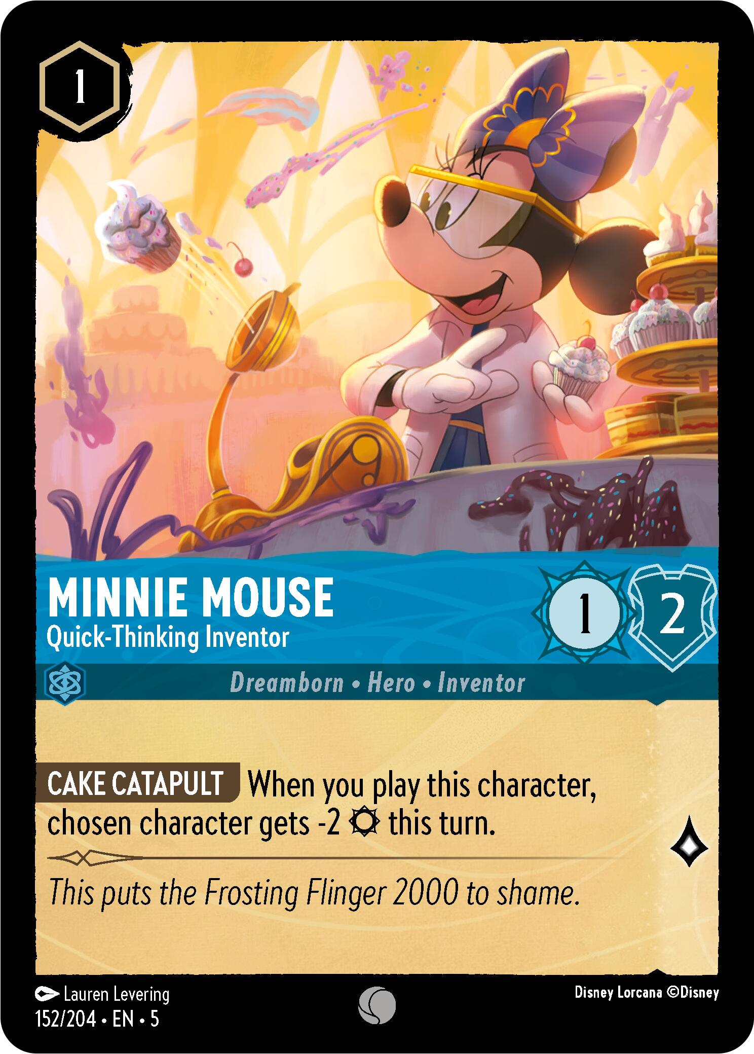 Minnie Mouse - Quick-Thinking Inventor (152/204) - Shimmering Skies Cold Foil