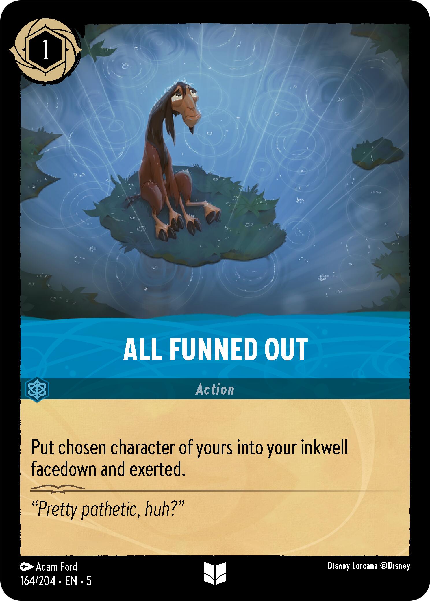 All Funned Out (164/204) - Shimmering Skies Cold Foil