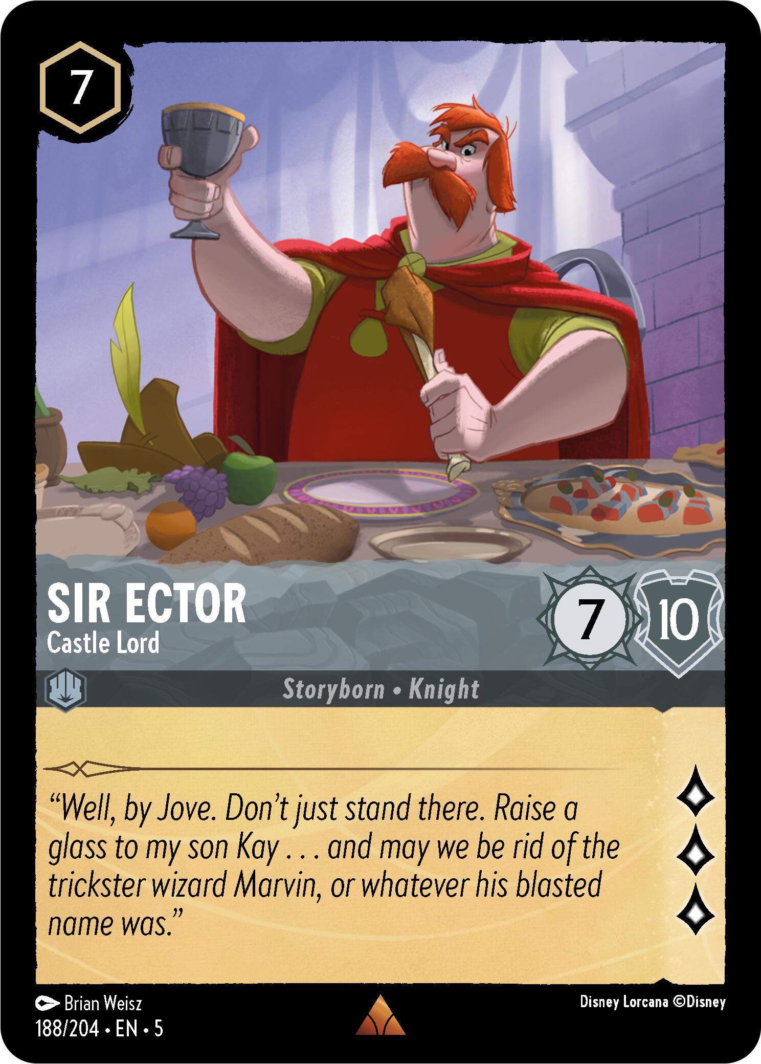 Sir Ector - Castle Lord (188/204) - Shimmering Skies