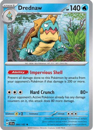 Drednaw 044/142 - SV07 Stellar Crown Holofoil
