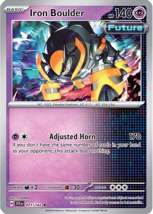 Iron Boulder 071/142 - SV07 Stellar Crown Holofoil
