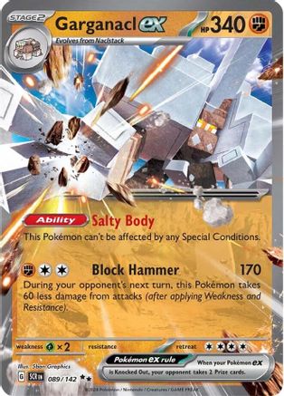 Garganacl ex 089/142 - SV07 Stellar Crown Holofoil