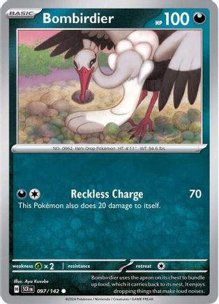 Bombirdier 097/142 - SV07 Stellar Crown Reverse Holofoil