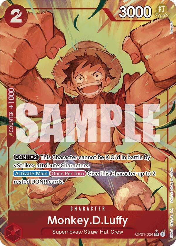 Monkey.D.Luffy (OP01-024) (Alternate Art) (OP01-024) (Premium Booster -The Best-) (PRB-01)