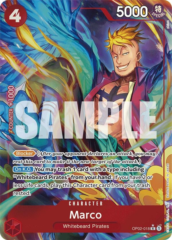Marco (Alternate Art) (OP02-018) (Premium Booster -The Best-) (PRB-01)