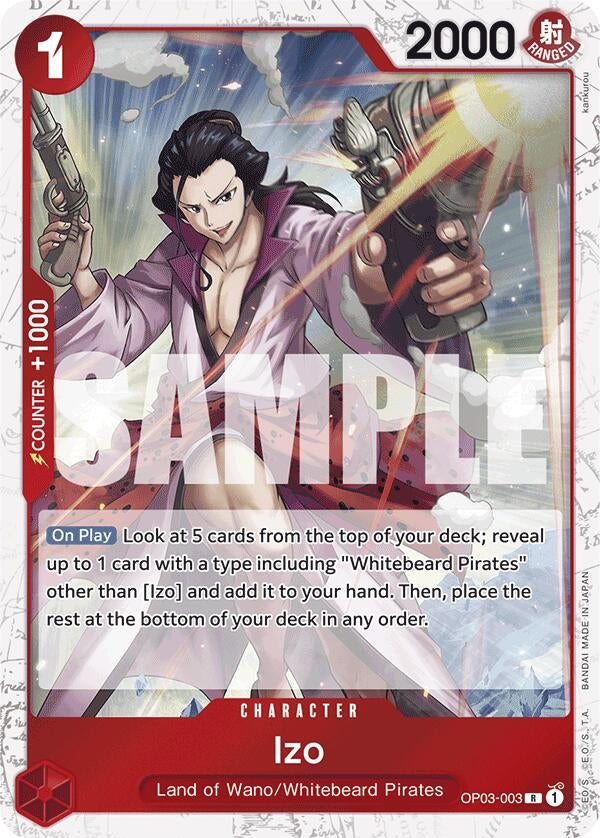 Izo (OP03-003) (Jolly Roger Foil) (OP03-003) (Premium Booster -The Best-) (PRB-01)